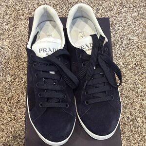 Prada Men's Dark Blue Sneakers